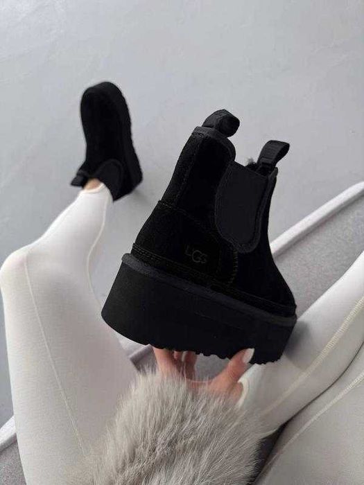 Угги/Угг/Уггі/Уги/Угі/UGG Australia Platform Chelsea Black
