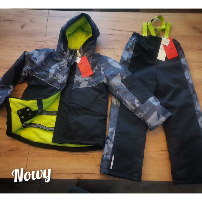 nowy Kombinezon zimowy 128 kombinezon Narciarski kurtka