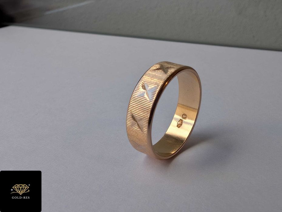 Złota obrączka pr. 585 WARMET – używana