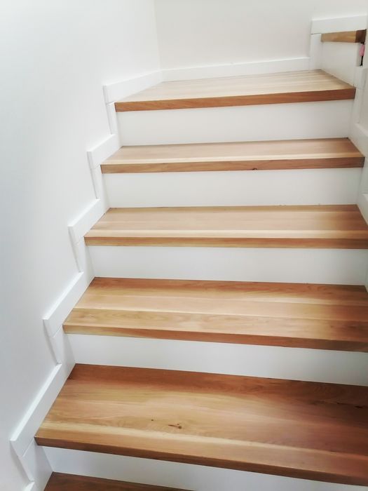 Schody dębowe listwy, trepy nakładki