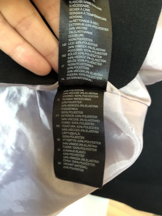 Czarna marynarka H&M