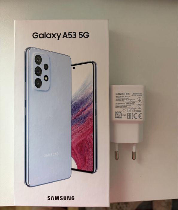 Telefon Samsung A53 5G, niebieski