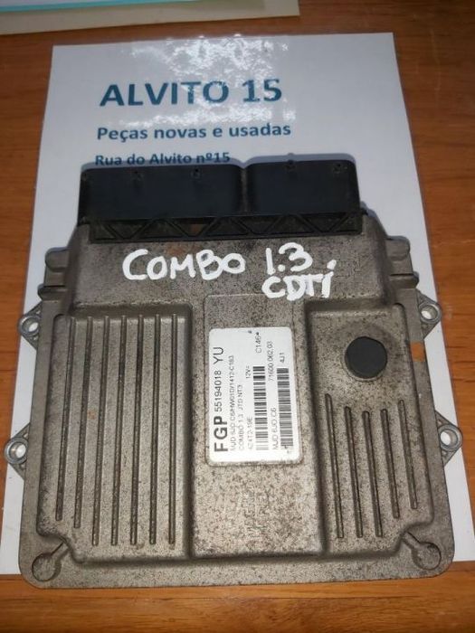 Conjunto Bsi Centralina Imobilizador Opel Combo 1.3Cdti  Ref:55194018
