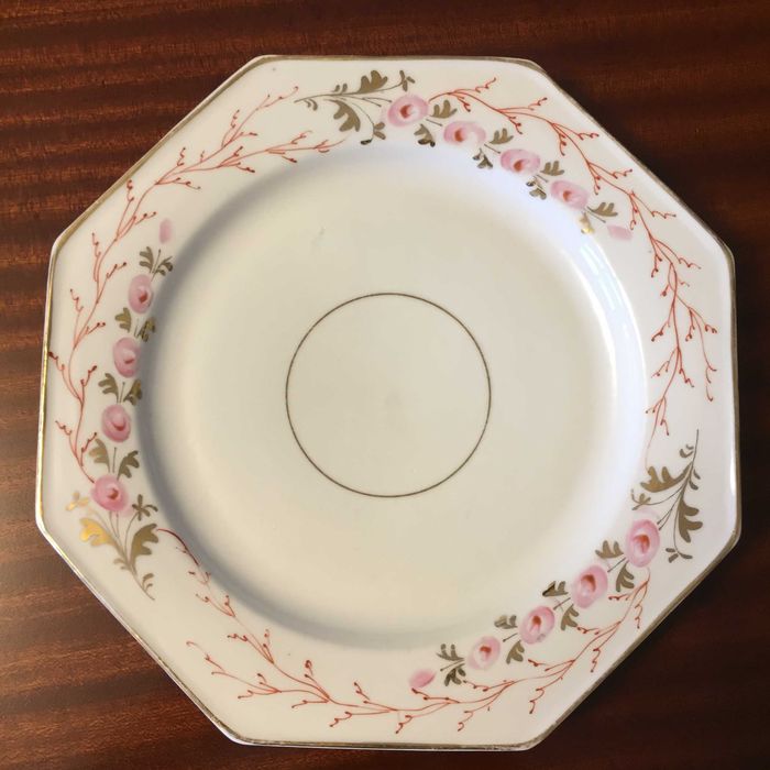 prato octogonal Vista Alegre ( 1881 / 1921 ) - Ø 24cm