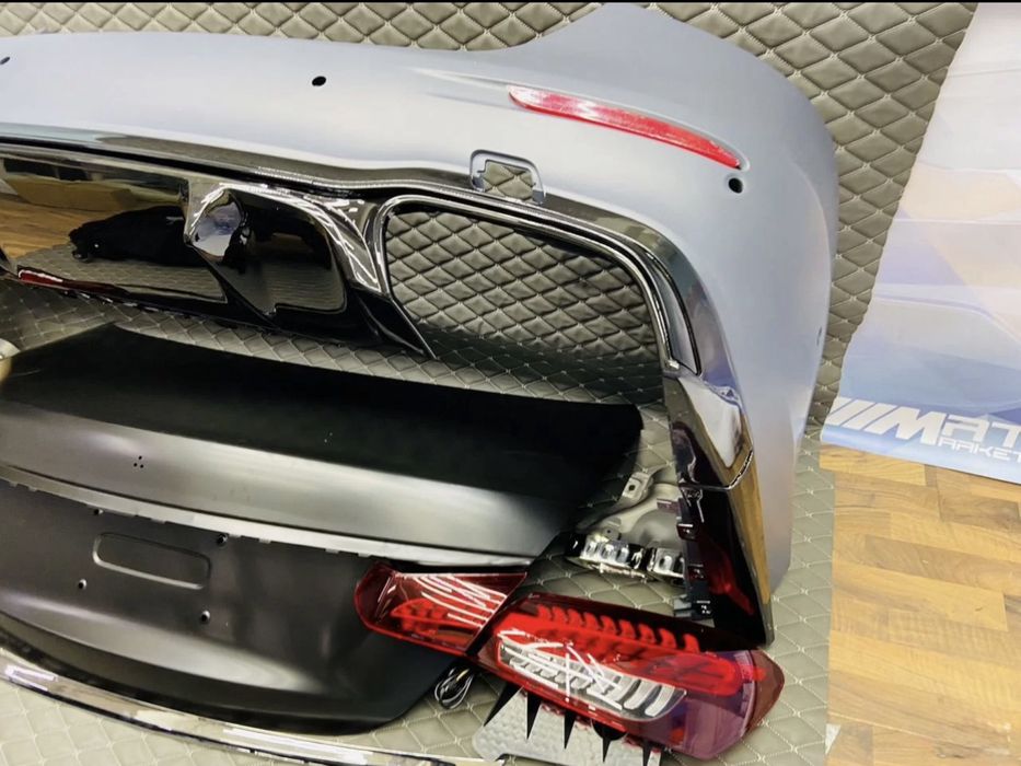 Обвес E63 AMG РЕСТАЙЛИНГ W213 Mercedes E-Class бампер рестайлинг обвіс комплект бампера фари 213 амг