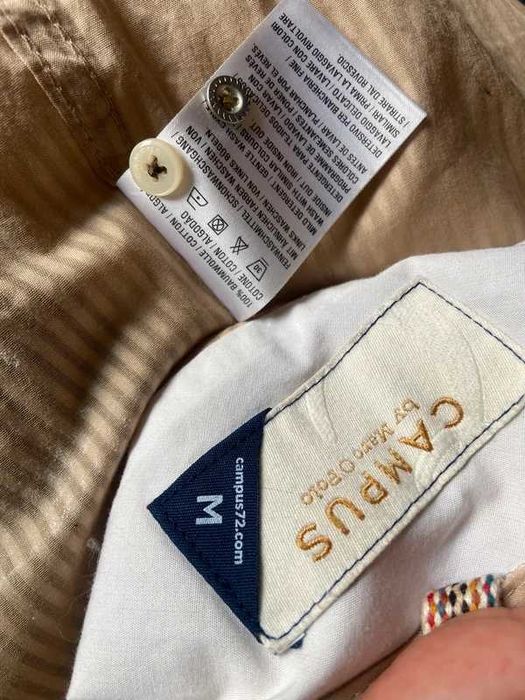 Campus bez koszula pastere krem m l 38 40 paski basic bawelna jakosc