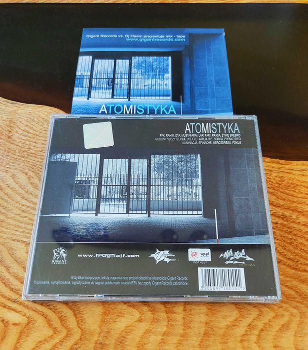 Atomistyka 2002 + ulotka (NOWA) OSTR Paktofonika Pezet DJ Haem Fokus