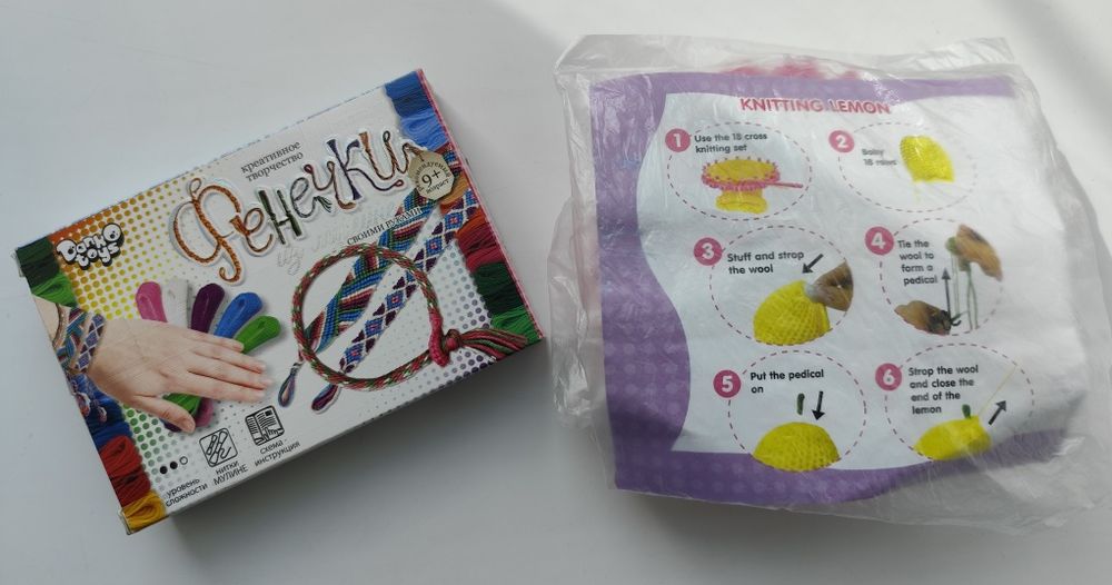 Фенечки из мулине, станки - все вместе