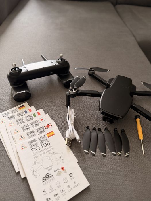 Drone SG108 GPS Smart Drone com Câmara e Comando — Original