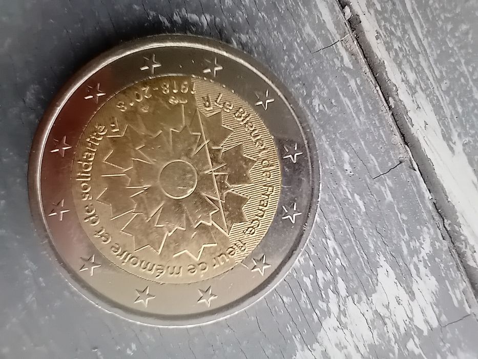 8 moedas de 2€ França