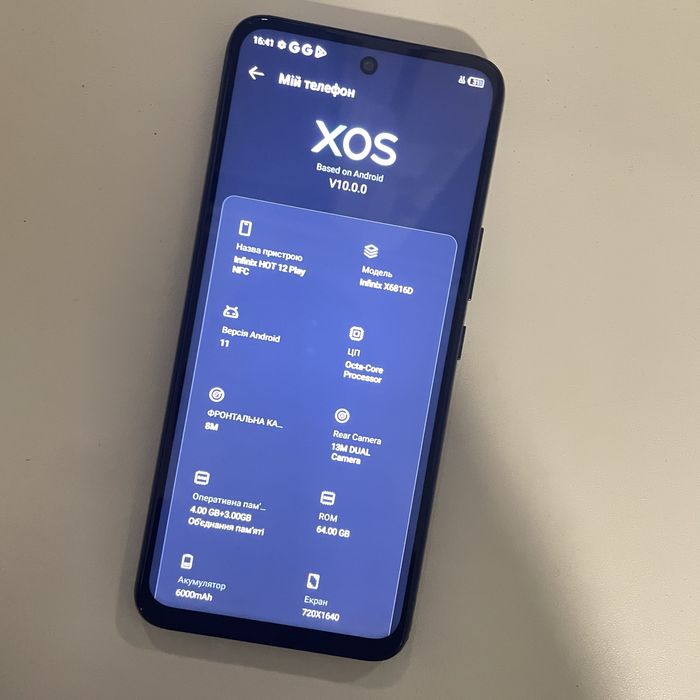 Смартфон infinix HOT 12 Play