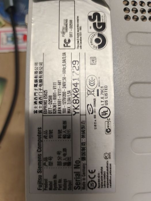 Desktop Dual Core 6Gb RAM 230Gb HDD