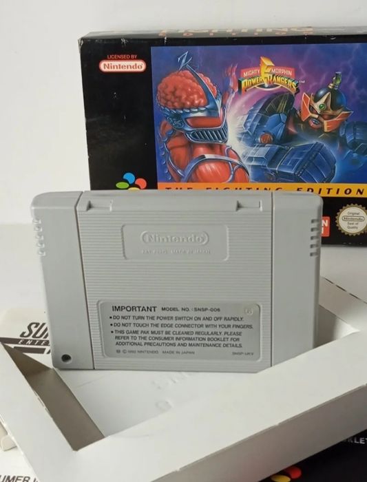 Power Rangeres the flithing edition super nintendo
