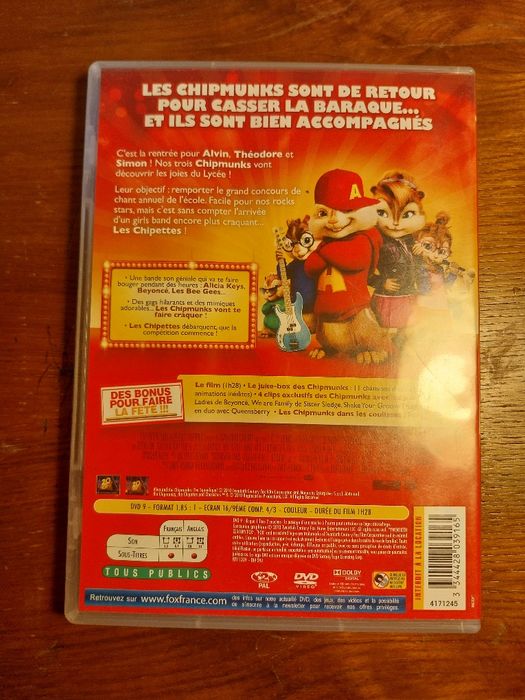 Alvin e os esquilos 2 DVD