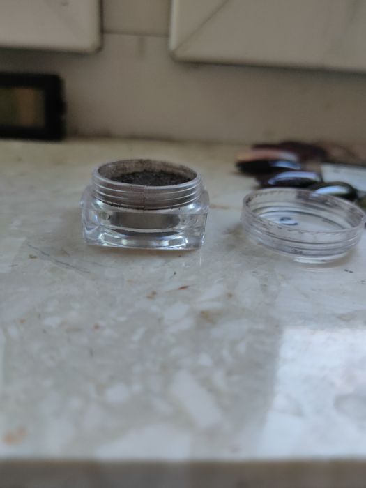 Pyłek do paznokci kocie oko brązowy