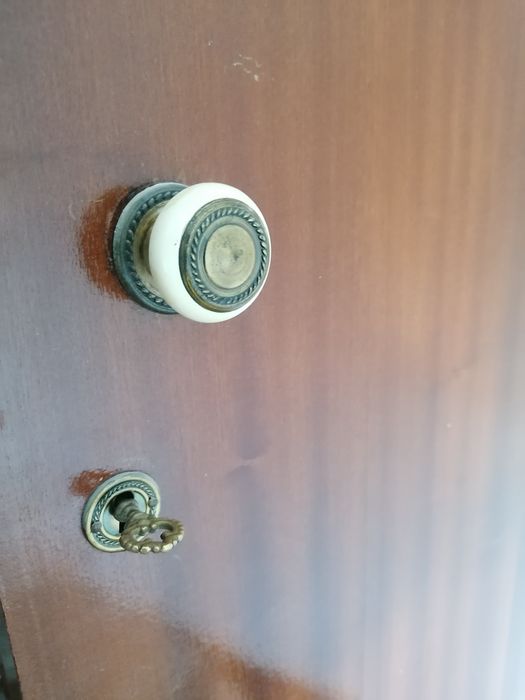 Portas interior cor mogno