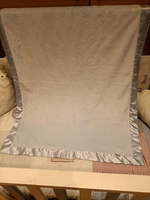 Cobertor azul berço de bebé da Zara Home home