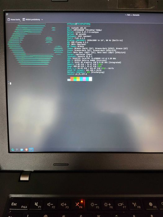Laptop Lenovo ThinkPad T460p + akcesoria