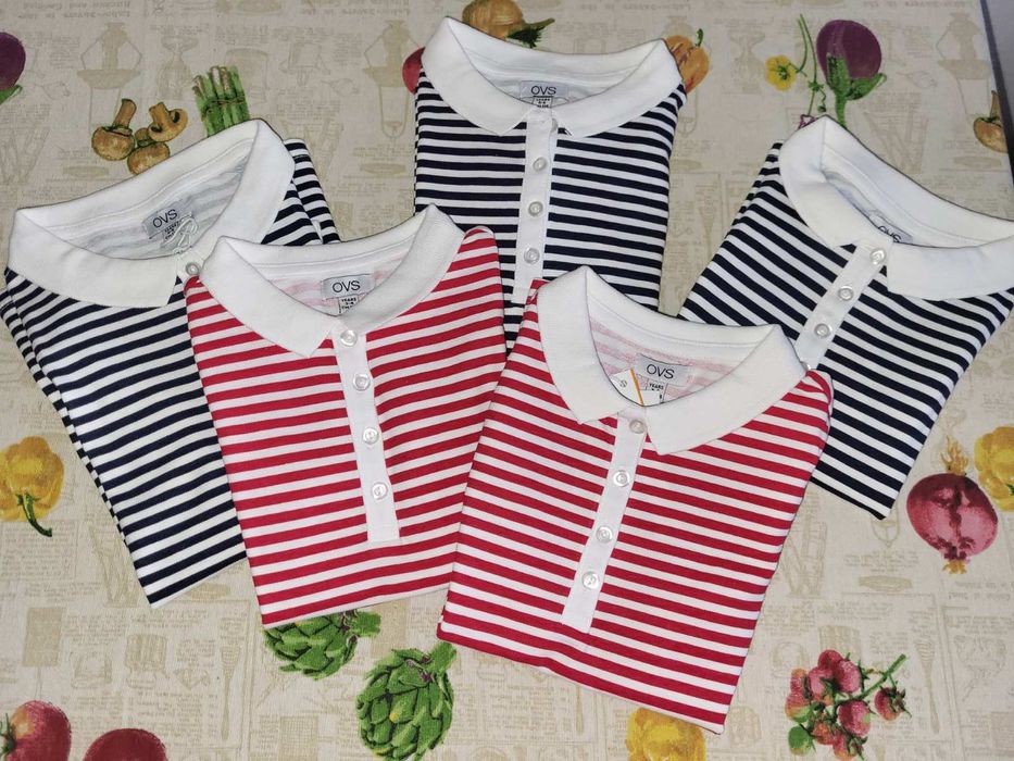 Футболки поло для дітей 104см, 116см, 134см.