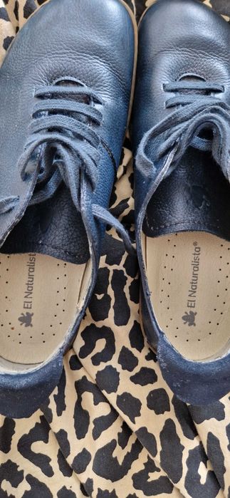 Półbuty skórzane navy skóra mega wygodne EL NATURALISTA bdb 40 450,-