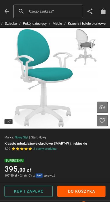 Krzesło biurowe świetny stan