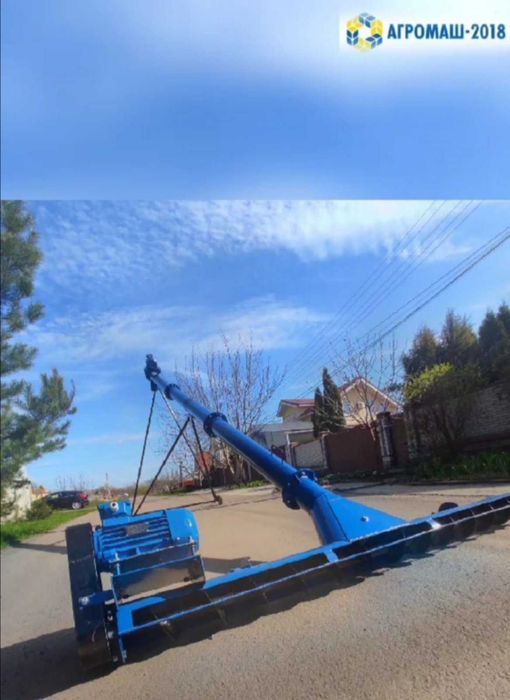 159 мм*3м шнековый навантажувач, шнек, шнековий погрузчик зерновий