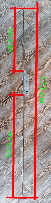 Замок рейка 92мм 35 мм