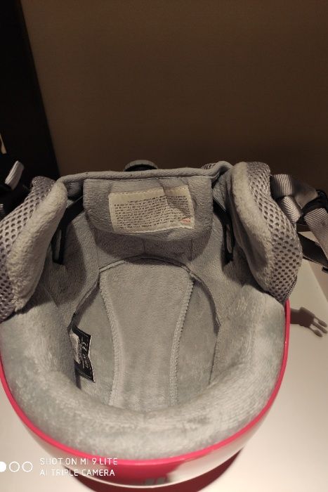 Kask narciarski dla dziewczynki 4F+kominiarka+pokrowiec