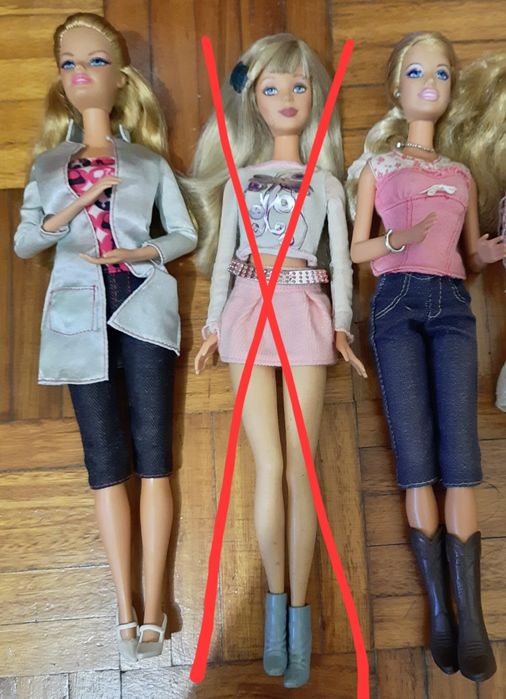 Lote de 15 Barbies, Anita, 4 Kens, X-Man