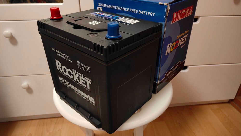 Новий автомобільний кальцієвий акумулятор ROCKET 60Ah (SMF 65D23R)