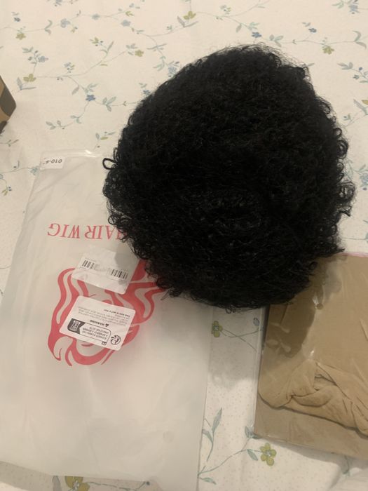 Cabelo humano cacheado