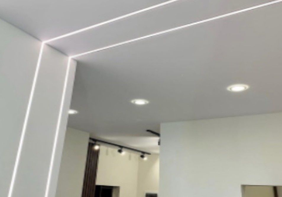 Натяжні стелі Харків.Злив води