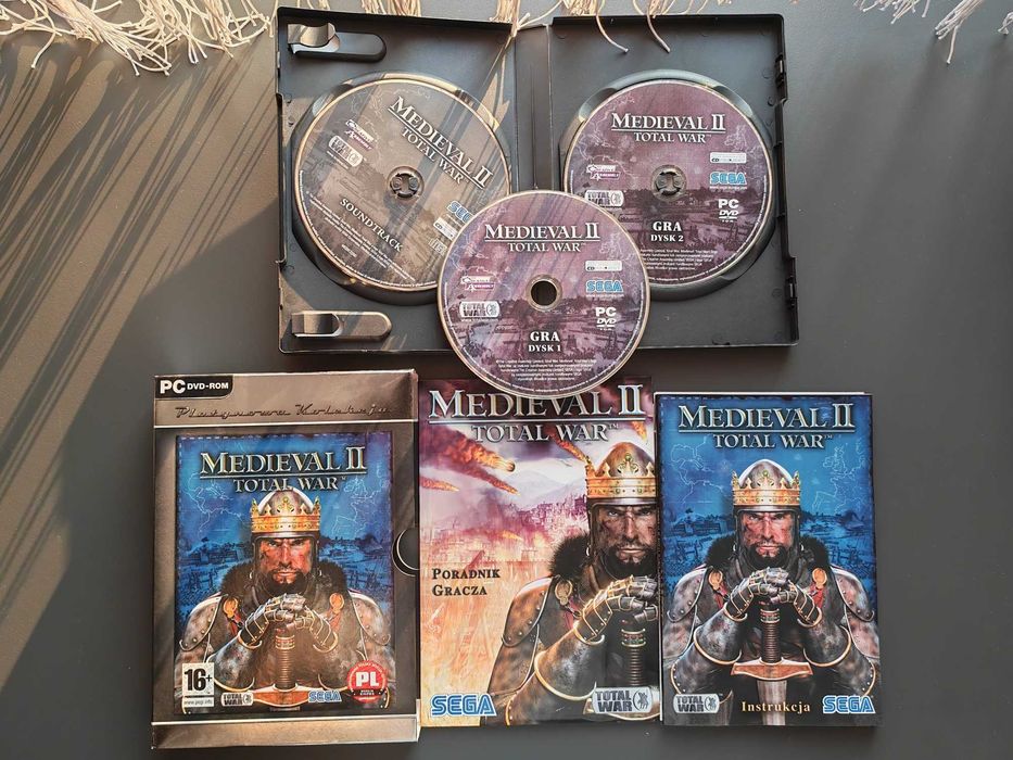Gra PC retro, Medival 2 Total War, stan idealny,wersja PL