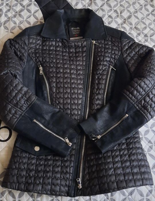 Kurtka Ochnik, XS, skóra, ramoneska, pikiwana