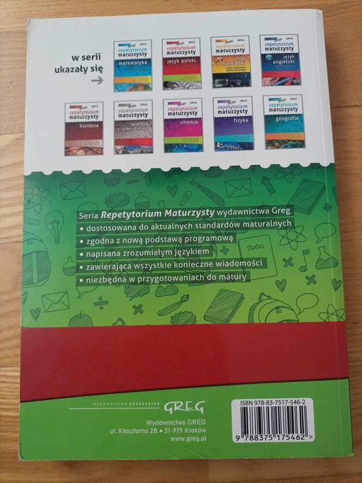 Repetytorium maturzysty Biologia GREG