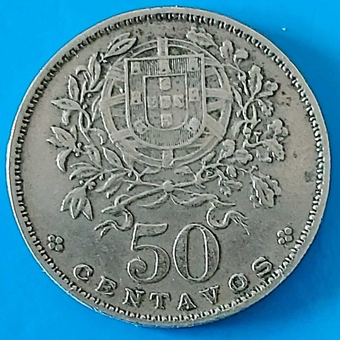 50 Centavos de 1961, Republica Portuguesa