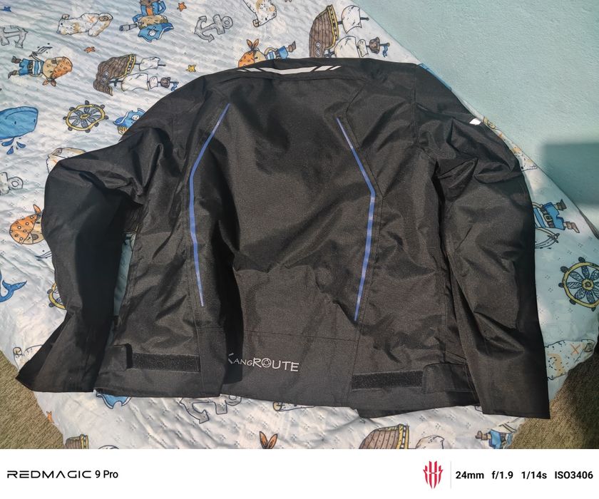 Casacos motard preto