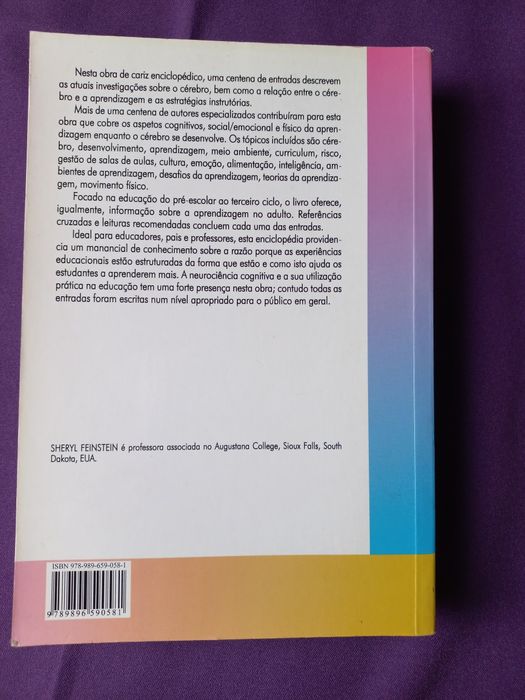A Aprendizagem e o Cérebro de Sheryl Feinstein, editora Piaget