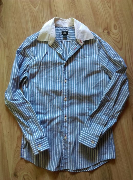 Koszula elegancka, w paski damska H&M