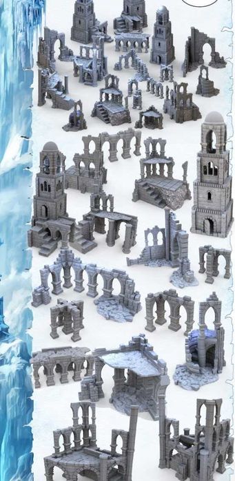 Декорация разрушенный замок Декорации для аквариума