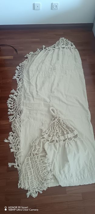 Cama de rede em linho 2,5m x 1,30m