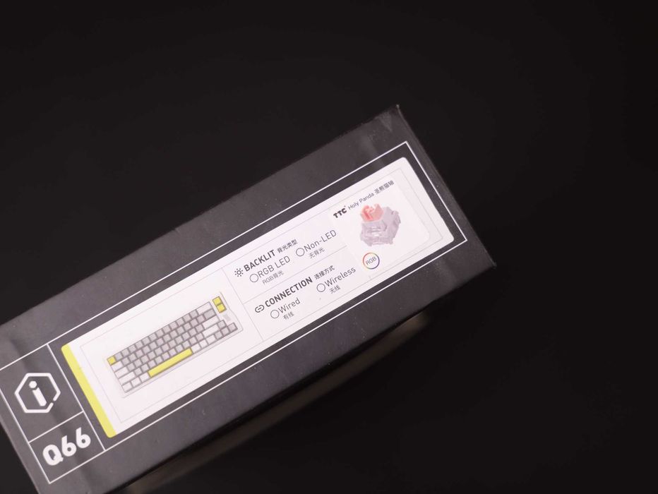 Klawiatura iqunix Q66 holy panda