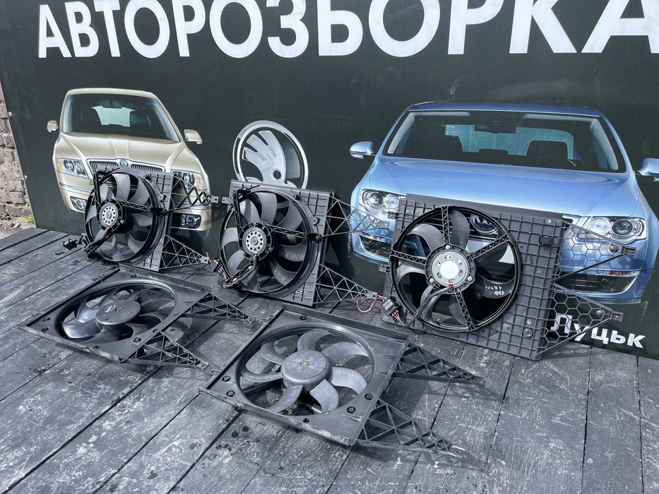 Вентилятор радиатора диффузор Skoda Fabia 2 Roomster 1.2 1.4 1.6