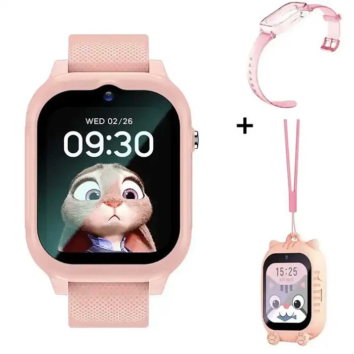 Смарт-годинник Lemfo K26H 4G, GPS, дитячий, укр. мова, прослуховування