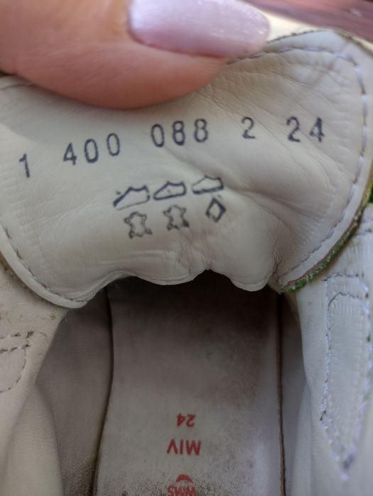 Skórzane trzewiki Elefanten rozmiar 24 dobre na kapcie