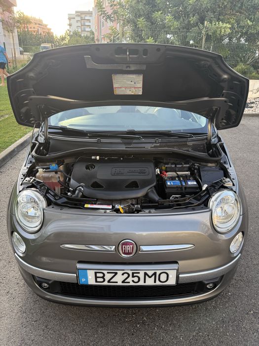 2014 • Turbo 0.9 • Fiat 500 • 1 Dono • 85 cv • Bancos em Pele • Teto