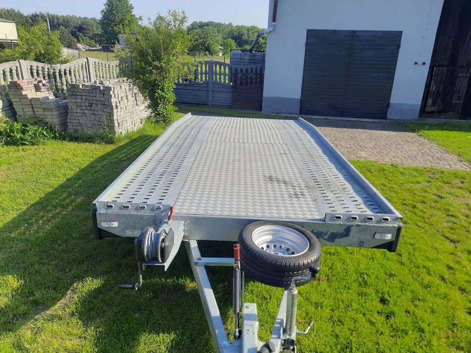 Wynajem Przyczepy lawety 4,5 m Wypożyczalnia przyczep/autolawet