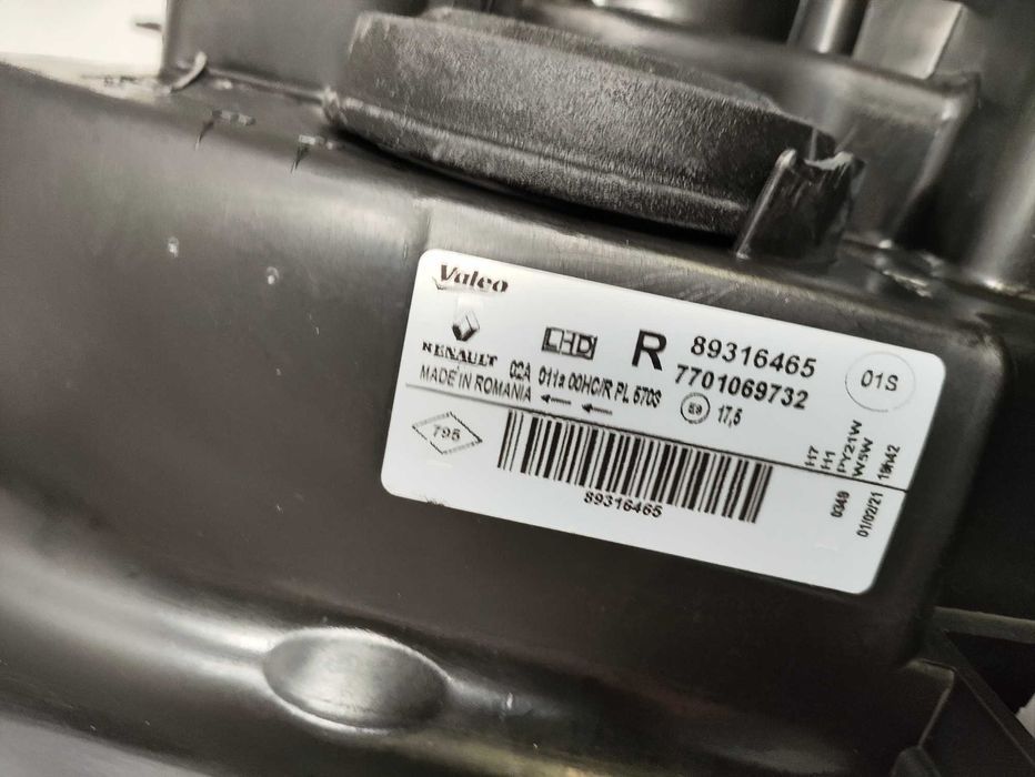 Lampa lewa przód przednia Renault Modus H7 H1 oryginał NOWA