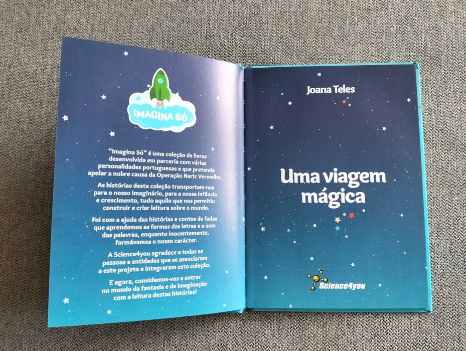 Livro "Uma viagem mágica" de Joana Teles