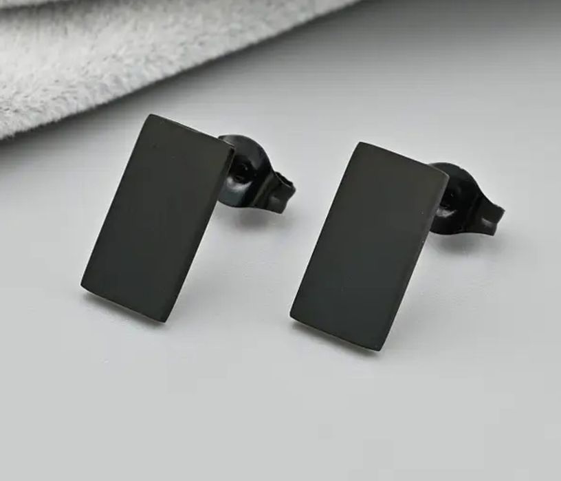 Сережки Мінерва розмір 12х6 мм вага 1.4 г позолота Black gun